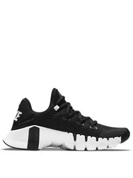 Nike Free Metcon 4 - Black/White, Size 6, Women