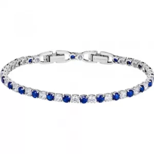 Swarovski Tennis Deluxe Blue and Clear Crystal Bracelet 5506253