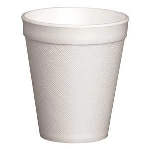 Original Foam Insulated Cup 10oz White Pack of 20 Cups