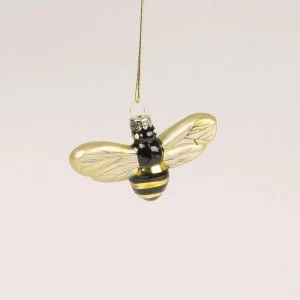 Sass & Belle Golden Bee Shaped Bauble