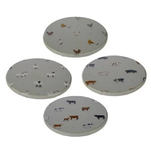 Willow Farm Set of 4 Coasters