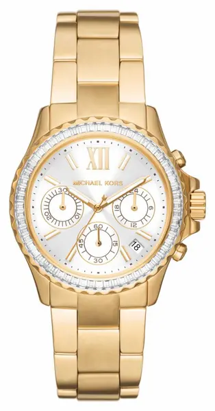 Michael Kors MK7212 Everest Womens Gold-Toned Chronograph Watch