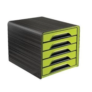 CEP Smoove 5 Drawer Module BlackGreen Made from 100 recyclable