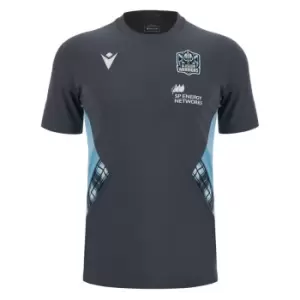 Macron Glasgow Warriors 23/24 Rugby Training Tee - Grey