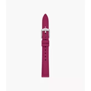 Fossil Womens 14Mm Raspberry Eco Leather Strap - Purple