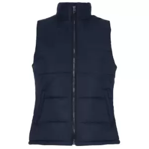 2786 Womens/Ladies Padded Bodywarmer/Gilet Jacket (XL) (Navy)