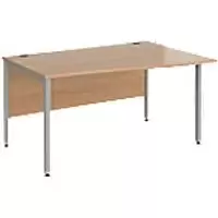 Dams International Wave Desk MB14WRSB 1,400 x 990 x 725 x 800 - 990 mm