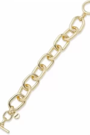 DKNY Jewellery Gold Coloured Chain Link Flexible Bracelet 60558328-887