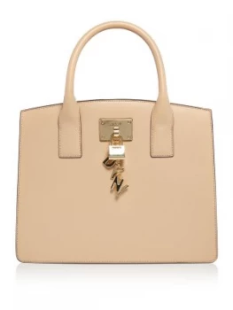 DKNY Elissa large tote with charms Neutral