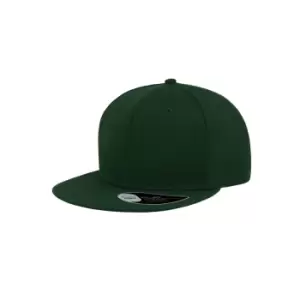 Atlantis Snap Back Flat Visor 6 Panel Cap (Pack of 2) (One Size) (Green)