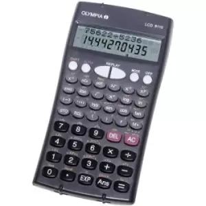 Olympia LCD 8110 CAS calculator Black Display (digits): 10 battery-powered (W x H x D) 84 x 16 x 153 mm