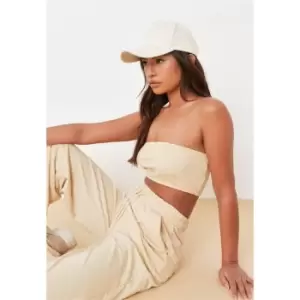 Missguided Basic Bandeau Top - Neutral