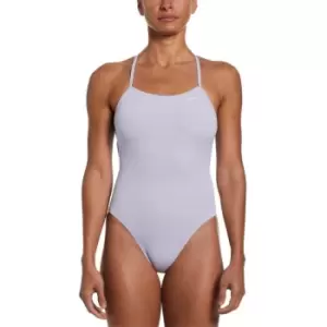 Nike Lace Up Swimsuit Womens - Purple