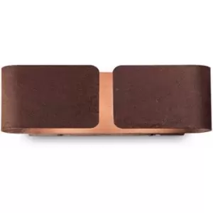 Ideal Lux Decorative Flush Wall Light Corten, E27