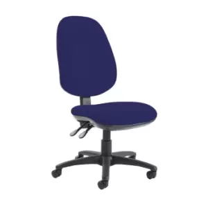 Dams MTO Jota Extra High Back Operator Chair with No Arms - Slip Grey