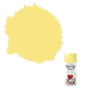 Rust-Oleum Painter's touch Buttercup yellow Gloss Multi-surface Decorative spray Paint 150ml