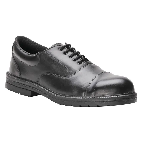 Portwest Executive Steel Toe Cap Oxford Safety Shoes FW47BKR45 Colour: Black