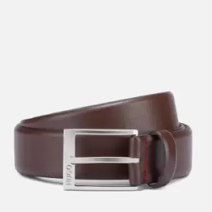 HUGO Mens Gellot Belt - Dark Brown - W36