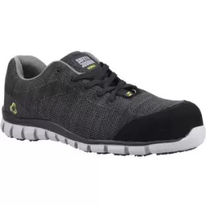 Mens Morris Safety Trainers (11 uk) (Black) - Safety Jogger