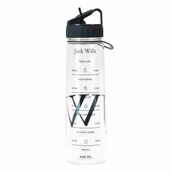 Jack Wills Reusable Water Bottle - Clear