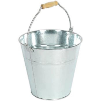 Sealey Galvanized Metal Bucket 14l Galvanized Steel