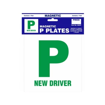 P Plates - Magnetic - Pair - MSPP - Castle Promotions