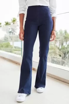 Freya Pull-On Stretch Flared Jeans 29"