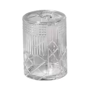 Showerdrape Balmoral Toothbrush Holder Clear