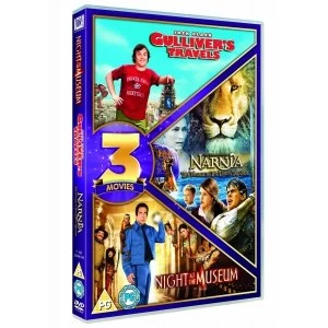 Gulliver's Travels / Chronicles Of Narnia / Night At The Museum DVD