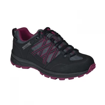 Regatta Lady Samaris Low II Waterproof & Breathable Walkin - Black/Purple