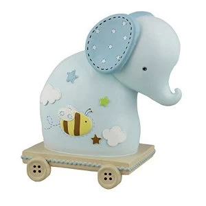 Petit Cheri Blue Elephant Money Box