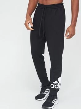 adidas BOS Fleece Pants - Black/White Size M Men