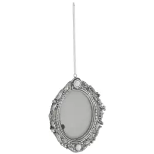 Hill Interiors Frame Christmas Tree Decoration (One Size) (Silver)
