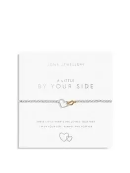 Joma Jewellery A Little... By Your Side Silver And Gold Bracelet - 17.5Cm Stretch