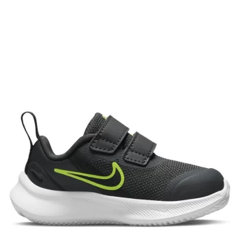 Nike Runner 3 Trainers Infant - DkGrey/Blk/Volt