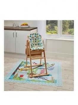 East Coast Tropical Friends Highchair Insert and Splash Mat