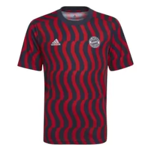 adidas FCB Pre Match Shirt 21/22 Junior Boys - Blue