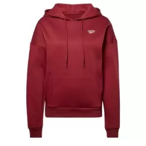 Reebok Identity Fleece Hoodie Womens - Classic Burgundy