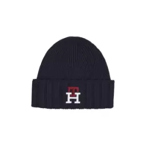 Tommy Hilfiger Th Prep Mono Beanie - Blue