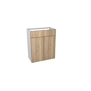 Wickes Vienna Oak Fitted Vanity Unit - 600 mm