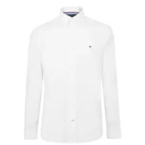 Tommy Hilfiger Stretch Poplin Long Sleeve Shirt - White