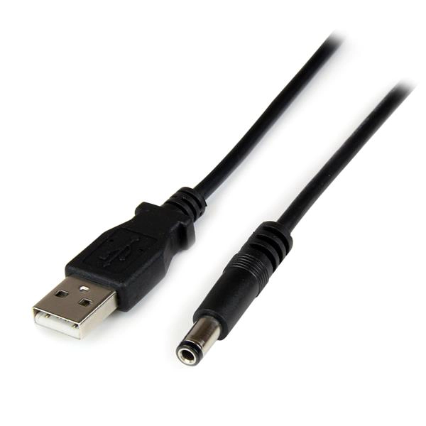 StarTech 2m USB To 5.5mm Power Cable Type N Barrel