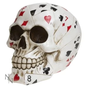 Dead Mans Hand Skull 15cm