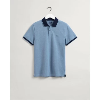 Gant Oxford Rugger Polo Shirt Mens - Blue