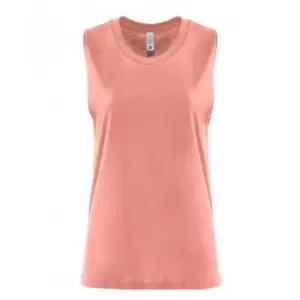 Next Level Womens/Ladies Festival Sleeveless Tank Top (M) (Desert Pink)