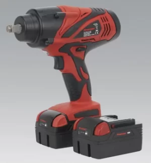 Sealey CP3005 Cordless Lithium-ion Impact Wrench 18V 4Ah 1/2"Sq Drive 650Nm