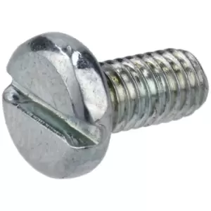 R-TECH 337011 Slotted Pan Head Machine Screws BZP M3 6mm - Pack Of 100