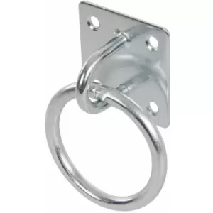 Fixman Chain Plate Electro Galvanised - Ring 50mm x 50mm