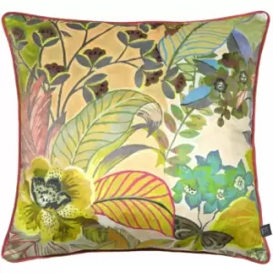 Prestigious Textiles Hidden Paradise Tropical Piped Edge Cushion Cover, Pastel, 55 x 55 Cm