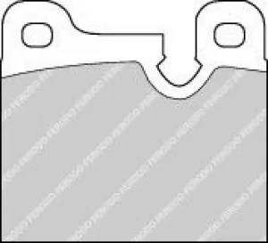 Ferodo FDB164 Brake Pad Set Rear Axle Premier Car